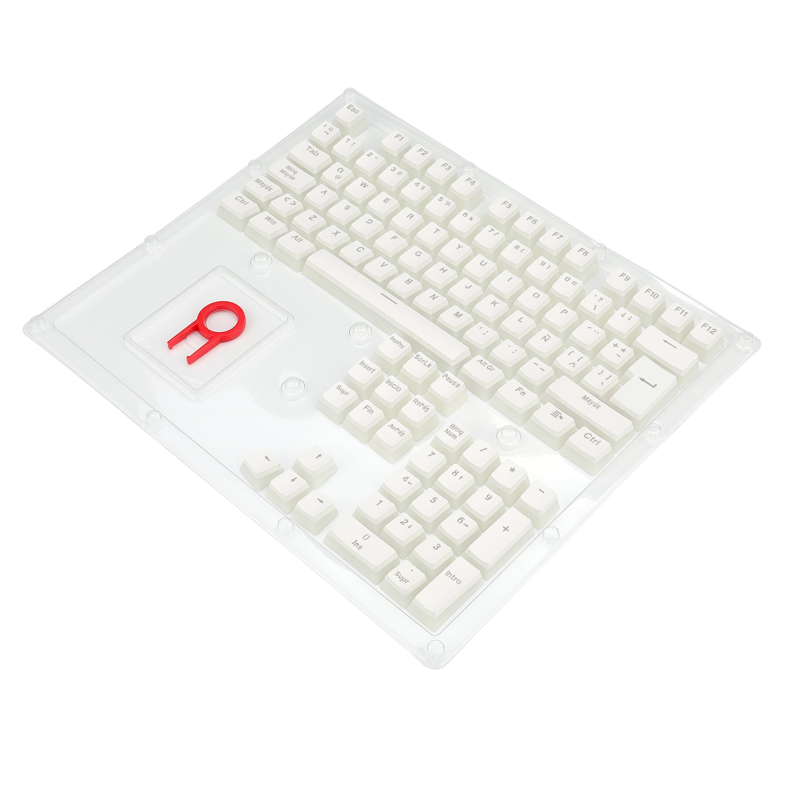 Keycaps para teclados mecánicos Glorious PBT Rain Forest ISO (Español)