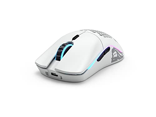 Mouse Gamer Inalámbrico Glorious Model O Matte Blanco GLO-MS-OW-MW