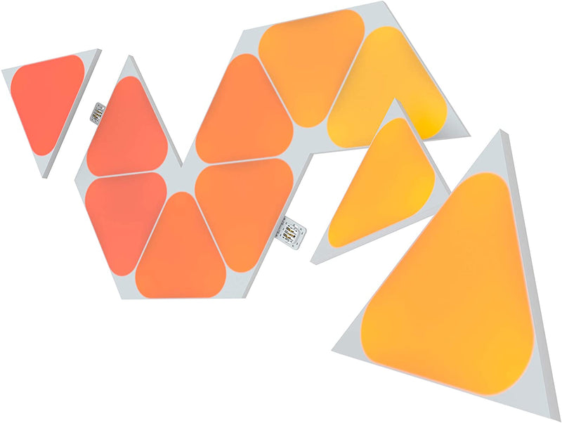 Leds Nanoleaf Mini Triángulos con Pack de extensión de 10 Paneles
