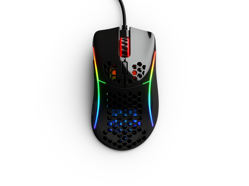 Mouse Gamer Glorious Model D Minus Glossy Negro GLO-MS-DM-GB