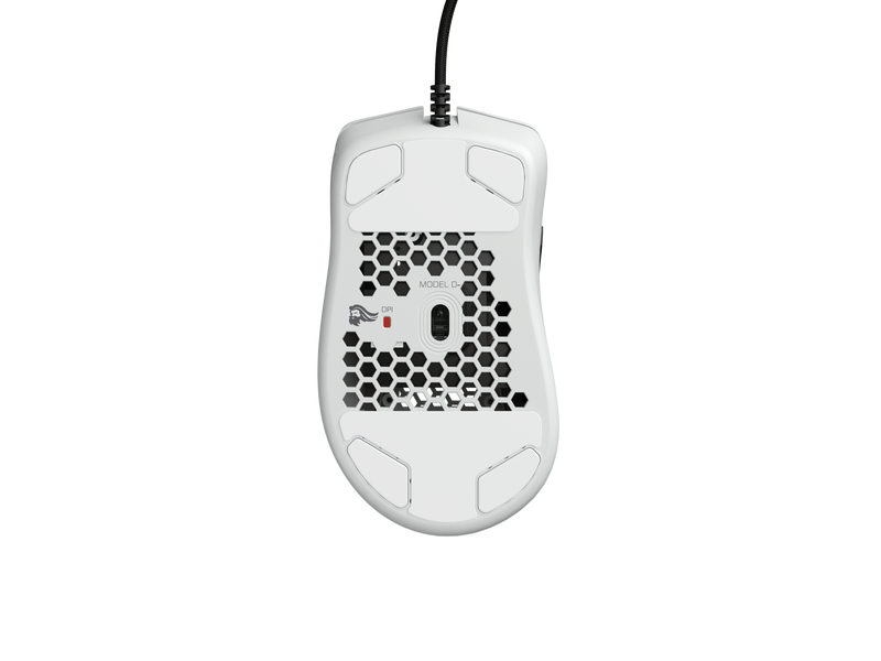 Mouse Gamer Glorious Model D Minus Glossy Blanco GLO-MS-DM-GW