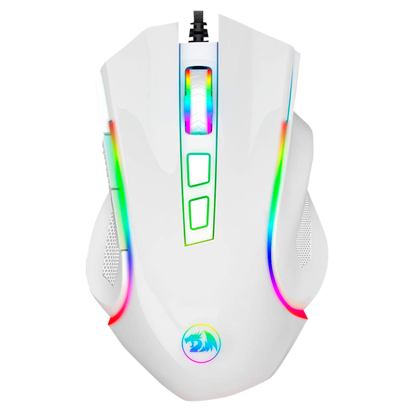 Mouse Gamer  Redragon Griffin Blanco M607W