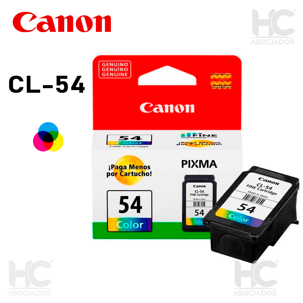 CARTUCHO CANON PIXMA CL-54 (0442C001-AA) TRICOLORES - Expertos en ...