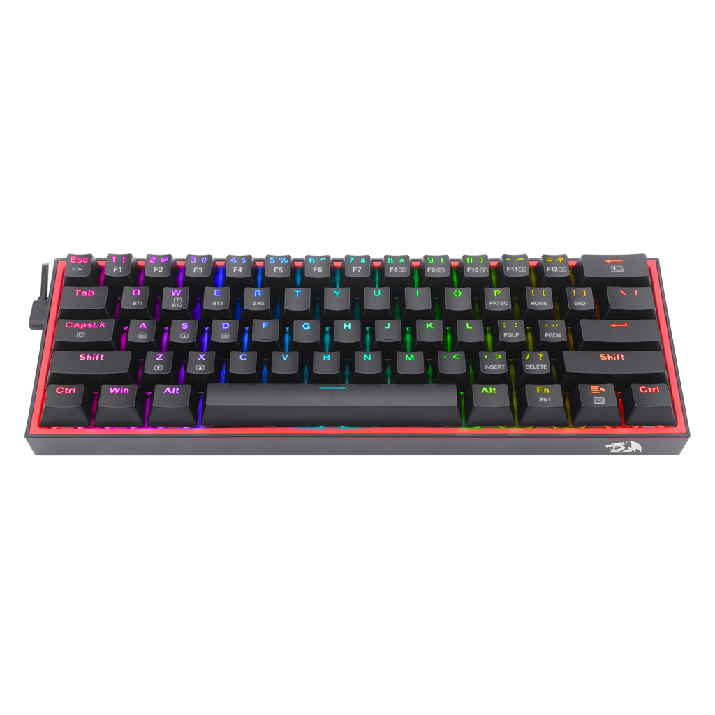 TECLADO REDRAGON FIZZ PRO (K616-RGB-B) MECANICO / WIRELESS / 60